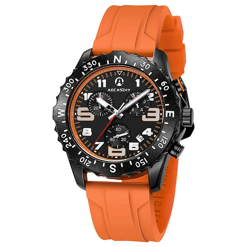 Luxury Casual Watches for Men Endurance Military Sports Watch Luminous Waterproof Chronograph Clock reloj Gifts Drop Shipping