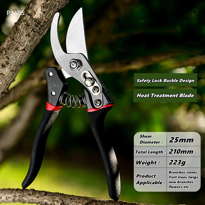Profi Gartenschere mit SK-5 Stahlklinge