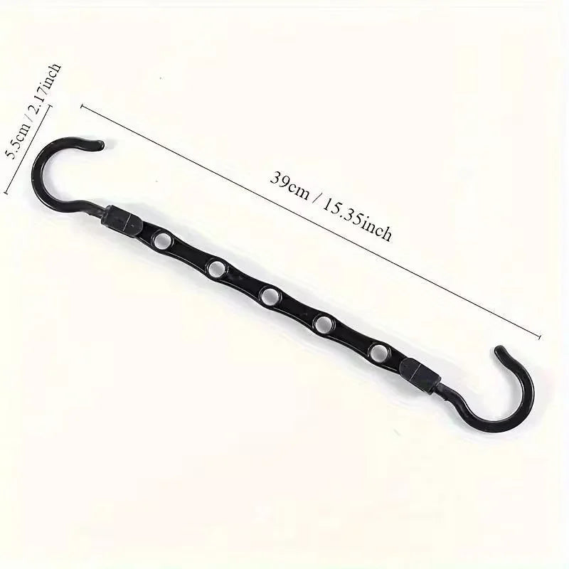 Creative Five-Hole Magic Hangers,Magic Space Saving Hangers,Suitable for Large Clothes,Dorm Room  Wardrobe Clothes Organizer