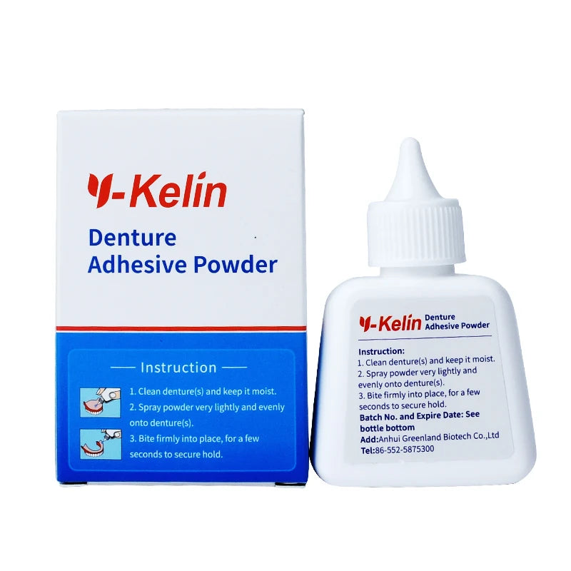 Y-Kelin Denture Adhesive Powder 25g Powered  Glue