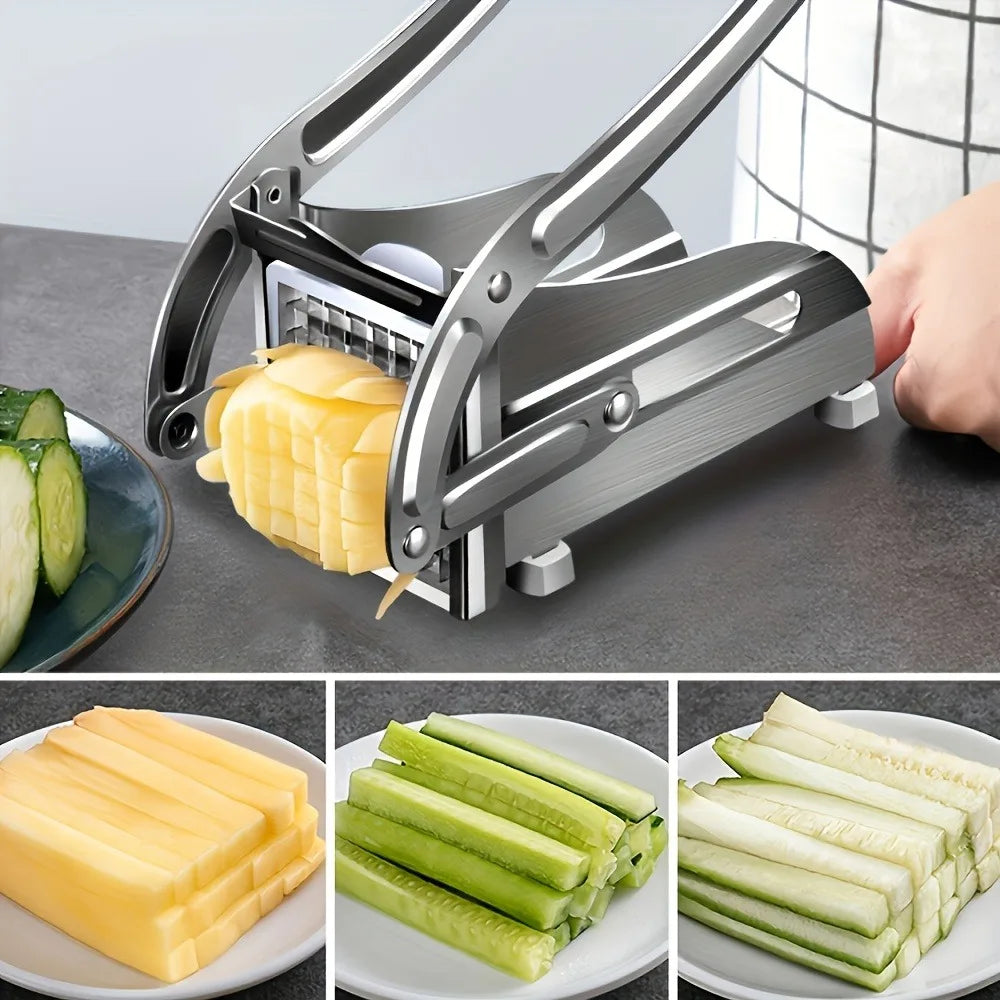 👉 Edelstahl Pommes-Schneider & Gemüsestiftler