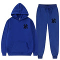 2026Men's running and fitness fashion casual sportswear set for autumn and winter hooded sweatshirt  jogging pants two-piece set