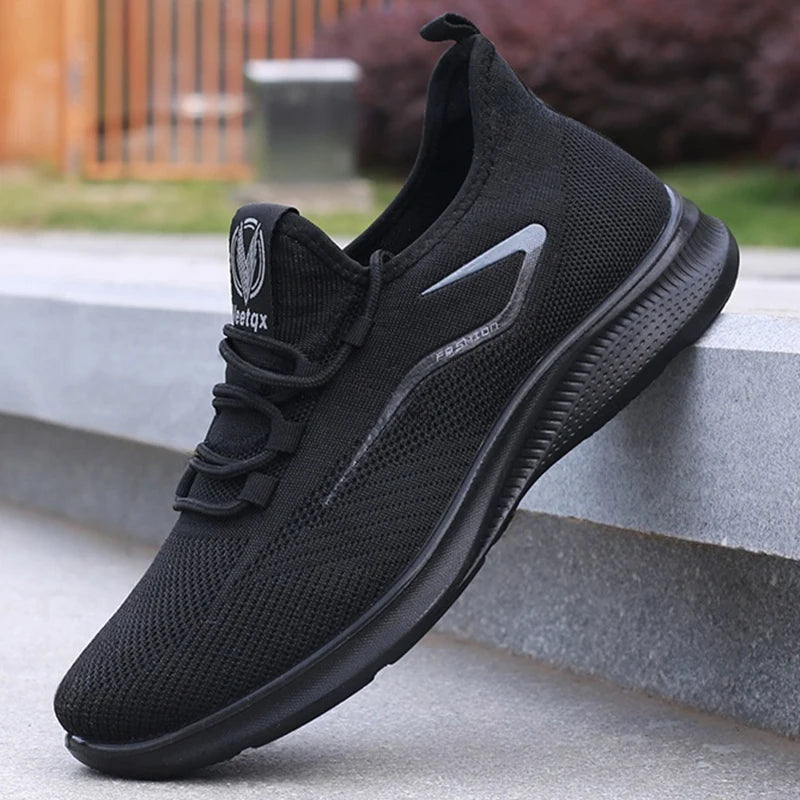 Men's Casual Sneakers - Lightweight, Non-Slip, Round-Toe Low-Top Casual Shoes with Breathable Mesh Lining, Breathable Fabric Upper, Durable Pu Sole, Ideal for Hiking, Outdoor Adventures, Travel, and Everyday Casual Wear, Suit