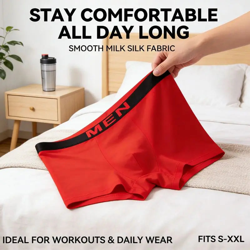 1/3 Pcs Set Men Boxer Briefs MEN Printed Elastic Waistband Soft Comfort Breathable Underwear for Daily Office Gym Casual Wear