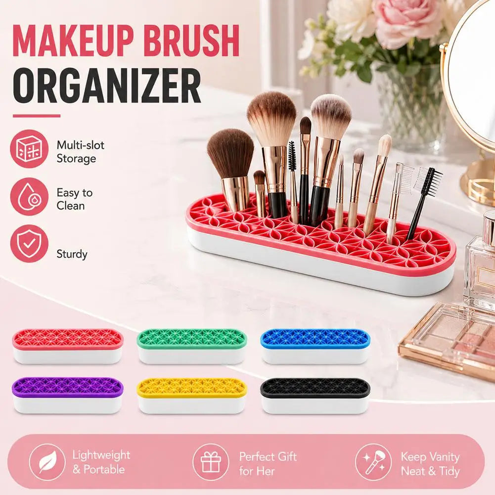 Premium Pinselhalter & Kosmetik-Organizer