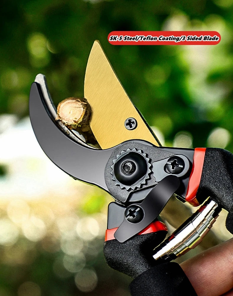 Profi Gartenschere mit SK-5 Stahlklinge