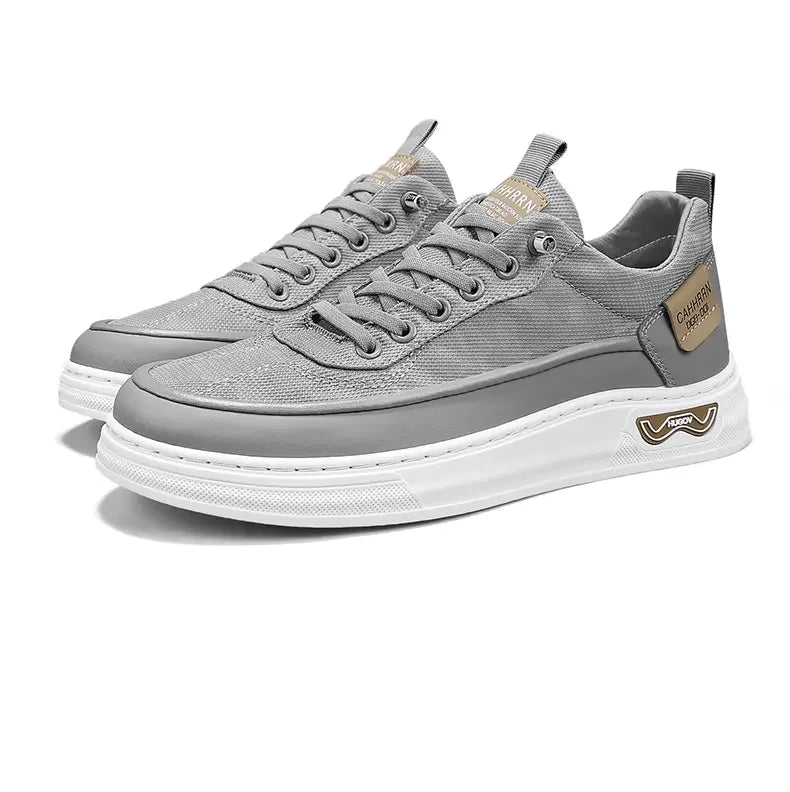 Classic Men Skate Sneakers Wear Resistant Outsole Light Soft Upper Daily Street Walking Casual Flat Footwear For Young AdultMale