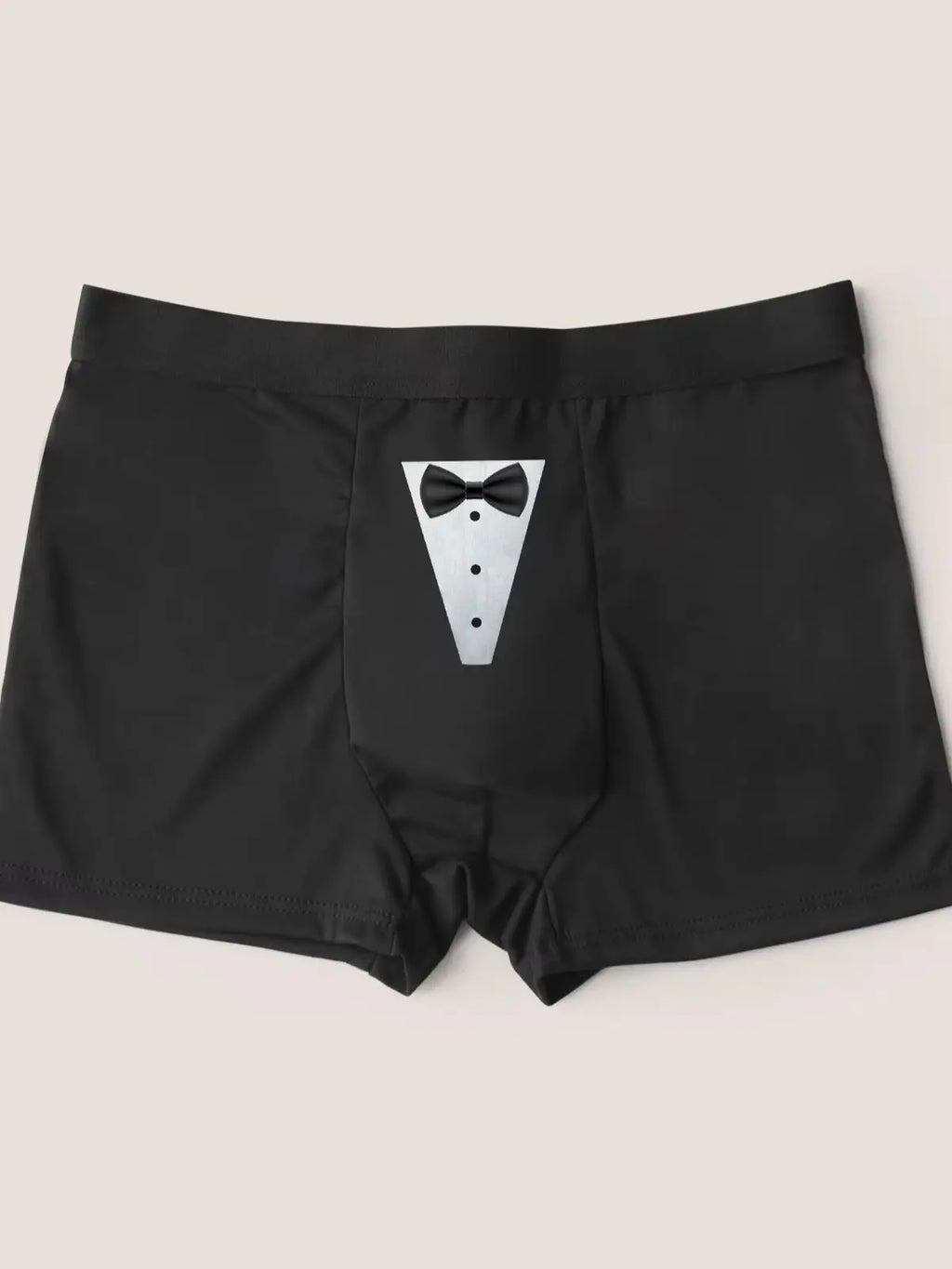 Men's Boxer Briefs Funny Novelty Underwear- Breathable Underwear Boxer Shorts with Tie Prints Amusing Gift Idea for Male