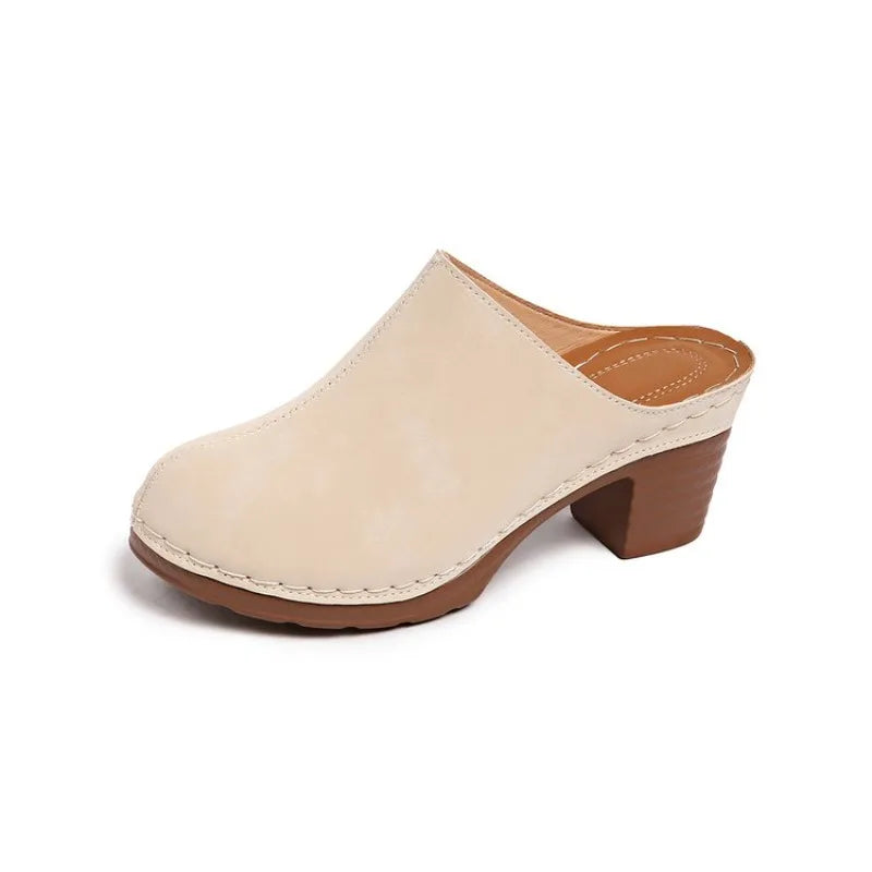 Women High heels Wedge  Sandals  New Summer Fashion SlippersLady's breathable head-covering slippers