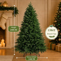 👉 Premium Weihnachtsbaum PE & PVC – Ultradicht & Naturgetreu