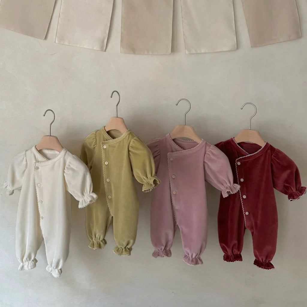 2026 Spring New Baby Girl Romper Cute Newborn Infant Cotton Long Sleeve Jumpsuit Boy Loose Toddler Casual Clothes 0-24M