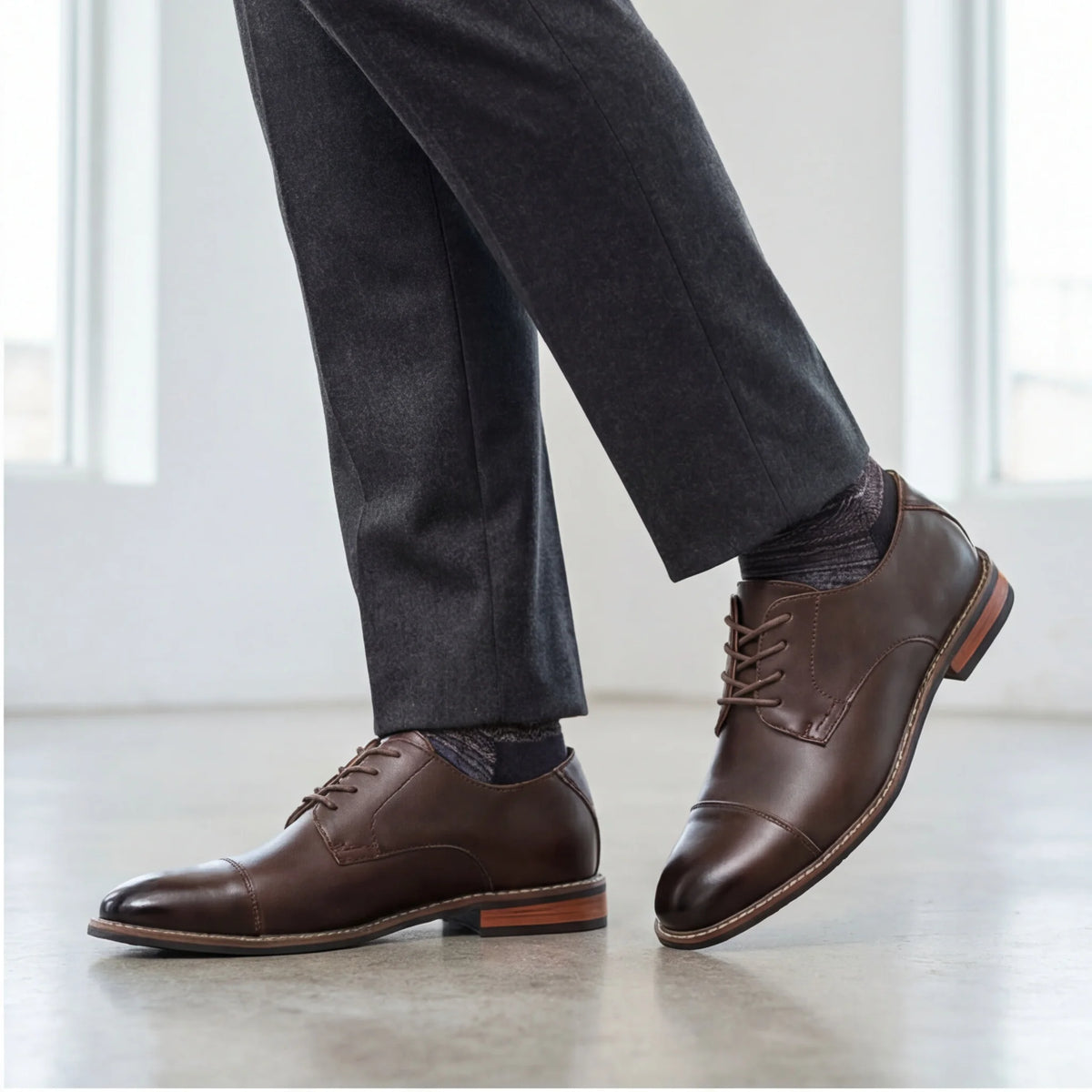 Men's Dress Shoes Formal Style Shoes For Man Business Office Style Shoes Man Dress Style Rubber Sole Lace Up
