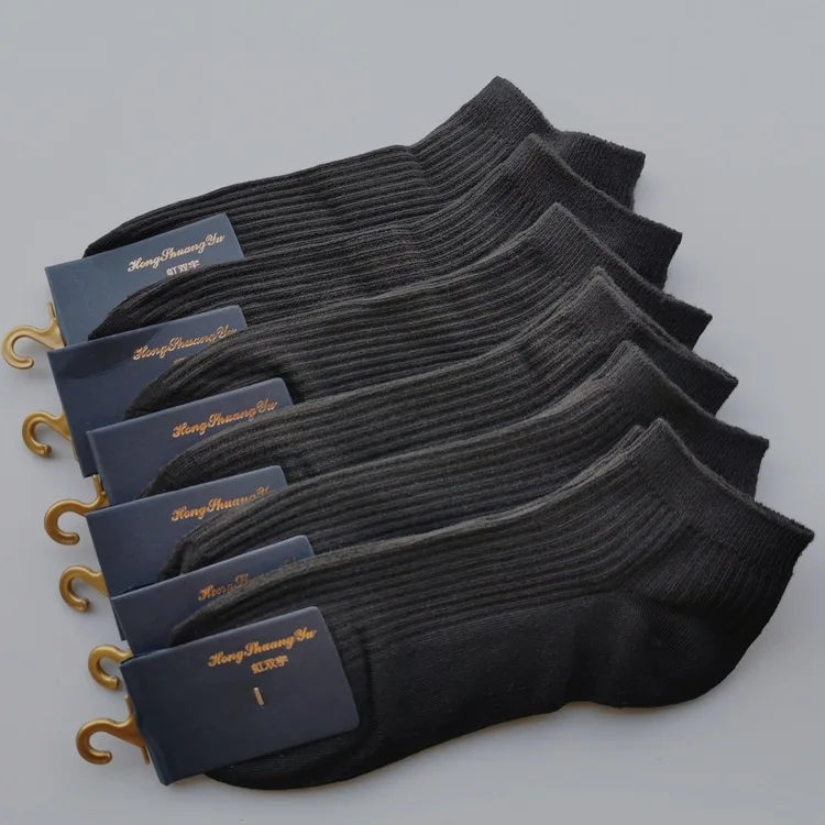 5 Pairs 1 Lot Men Women Socks Unisex Ankle Socks 100 cotton 1 Pack Set Solid Color Short Low Cut Sock White Black Sox Soks