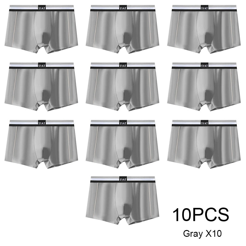 Men's Square Panties Boxers and Underpants Men's Boxer Briefs Man Underwear Hot Gifts Cotton Shorts Sports Sexy Unerderwear Set