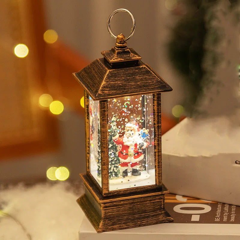 Weihnachts-Tischdekoration – Elegante LED-Mini-Laternen für den Schreibtisch