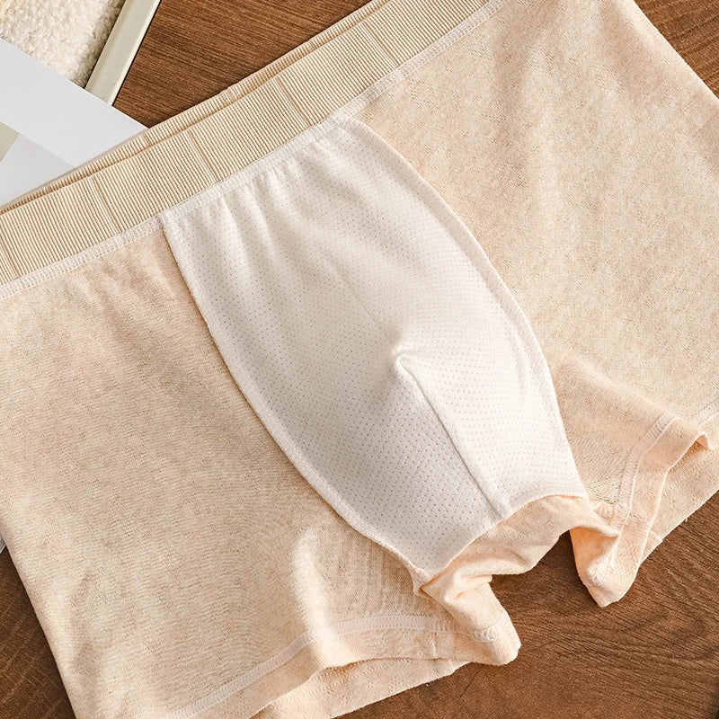 Men's Boxer Briefs Underwear Boxer Male Men's Square Panties Boxers and Underpants Man Underwear Hot Short Pants and Shorts Set