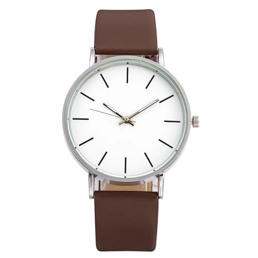 Minimalist Women Watch Fashion Ultra Thin Metal Analog Quartz Ladies Wristwatch Leather Belt Casual Business Female Clock Reloj