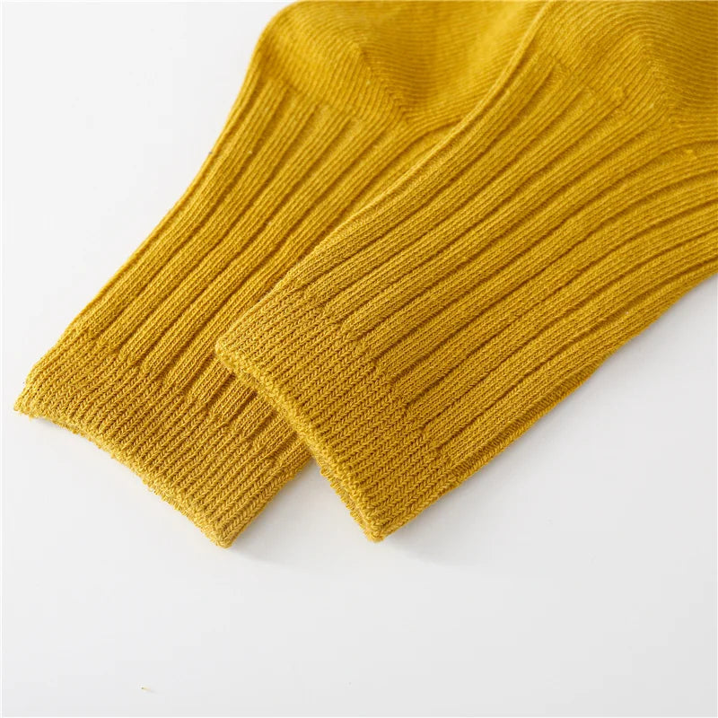 0-5Years 5Pairs/lot Baby Girls Boys Socks Cotton Soft Children's Socks Korean Style Socks For Girls Boys Spring Autumn Winter