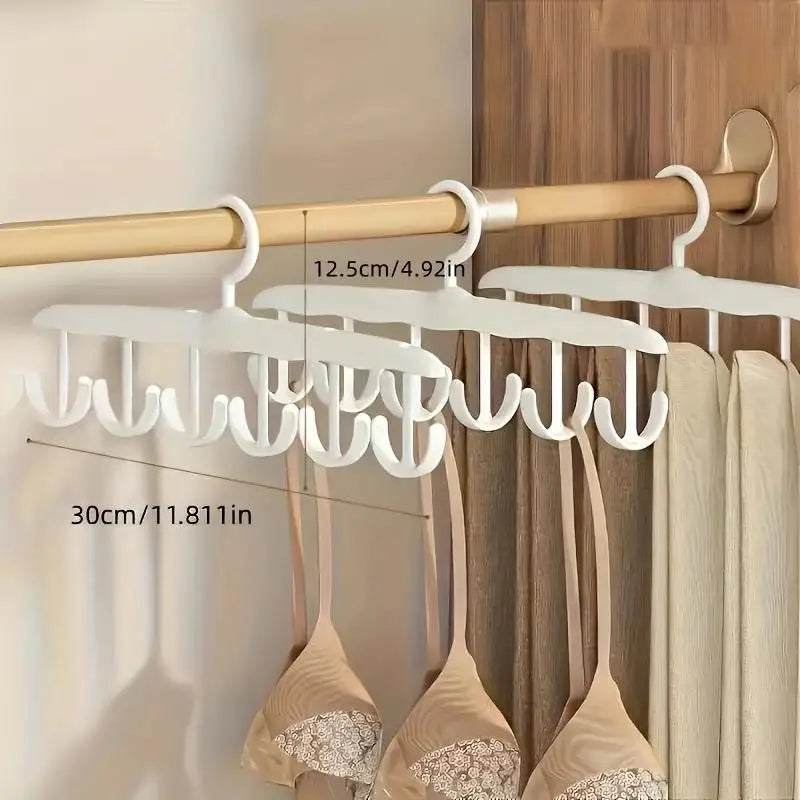 Rotierender 12-Haken Organizer für Socken, Gürtel & Schals