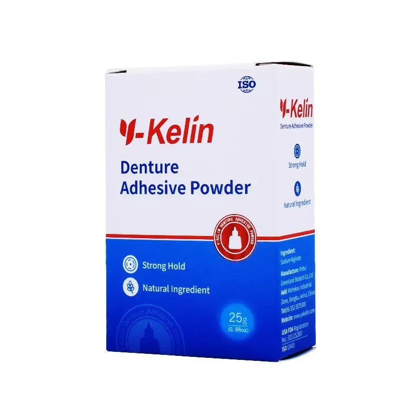 Y-Kelin Denture Adhesive Powder 25g Powered  Glue