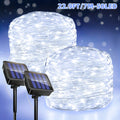 Christmas Outdoor Solar String Lights LED Flashing Fairy Lights DIY Shape Design Garden Decor Lights for Yard Tree Xmas Party