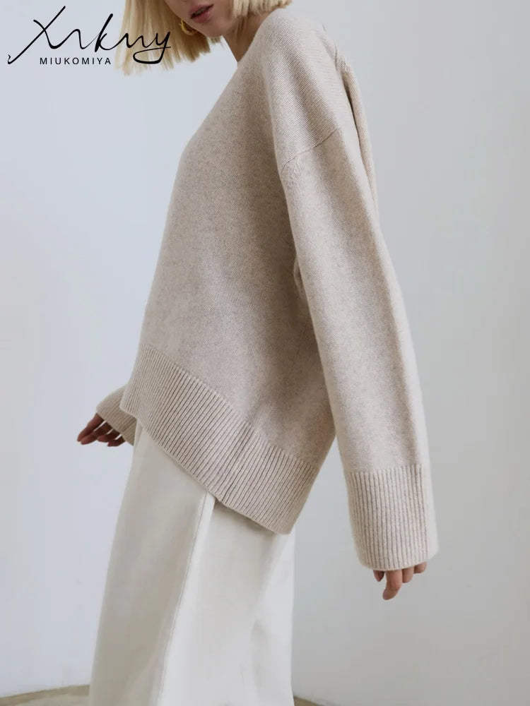 Thick Winter Sweater Women Oversized Pullover Ladies 2025 Loose Green Jumpers Pulls Vintage Beige Warm Sweaters For Women Winter