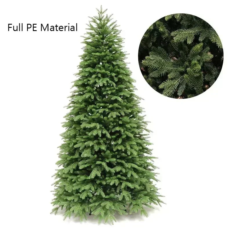 👉 Königlicher Full-PE Weihnachtsbaum – 100% Real-Touch Luxus