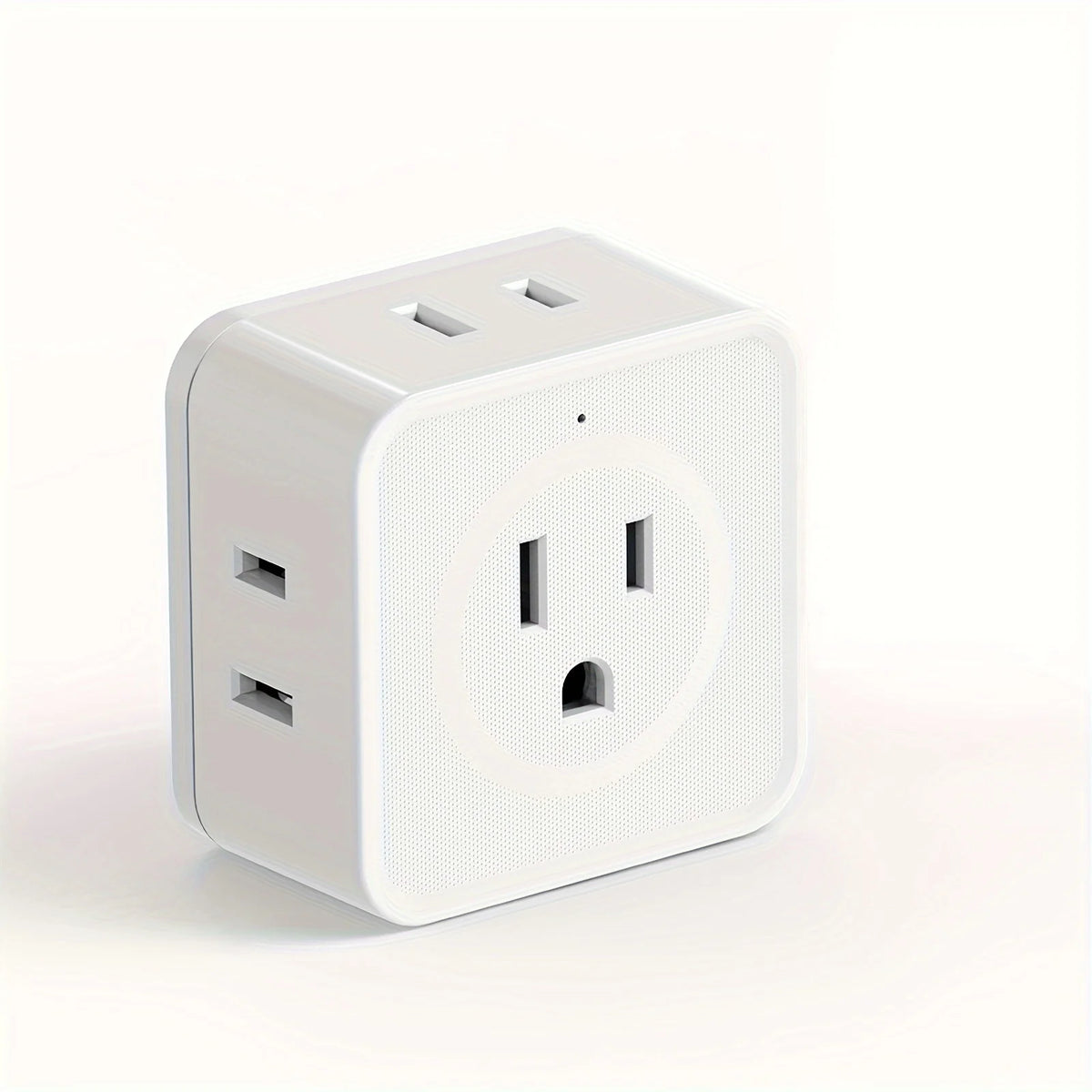 US Plug Wall Outlet Expander Multi Outlet Extender with 5AC Outlets,Small Electrical Outlet Splitter for Travel Home Office Dorm