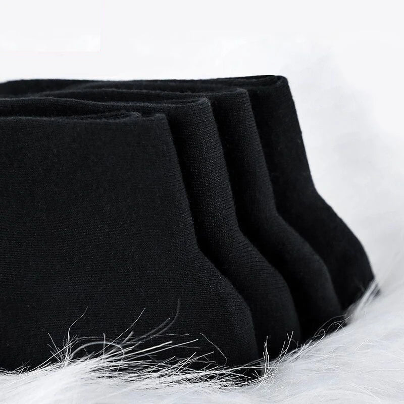 10 Pairs/Lot High Quality Men's Socks Black Business Cotton Socks Breathable Soft Regular Thickness Four Season Male Gifts Sox