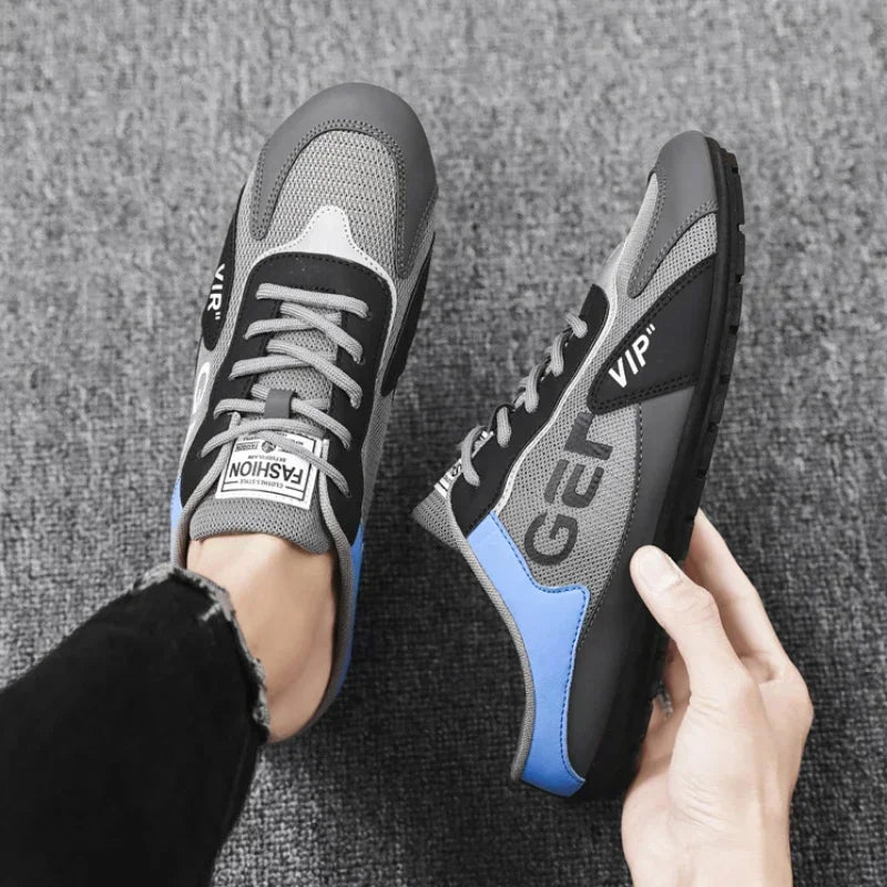 2025 New Men Slippers Trend Baotou Shoes for Men Summer Breathable Casual Shoe Vulcanized Flats Male Sneakers Half Slip-on Shoes