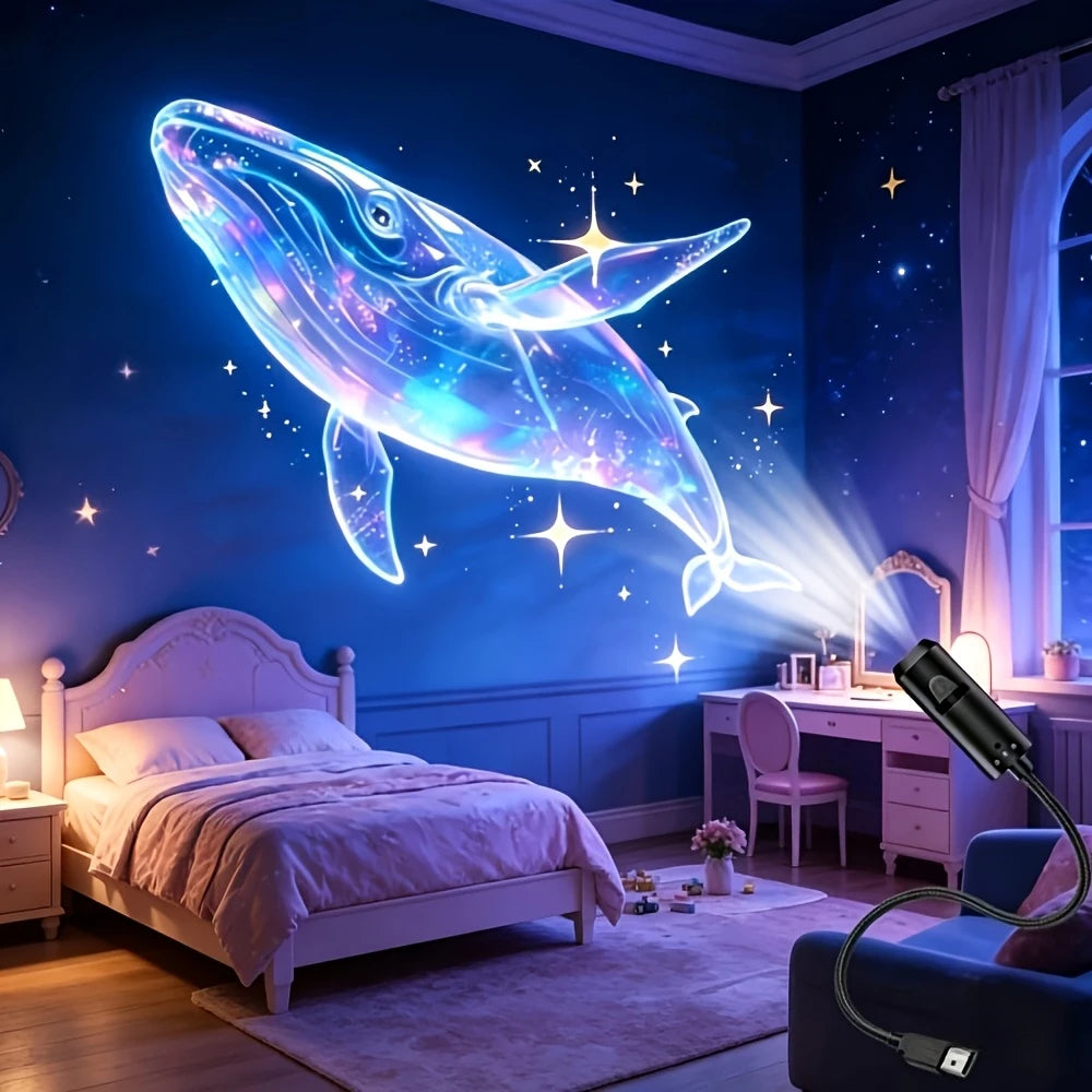 👉 Kreativer Dreamy LED Projektor mit Mustereffekten