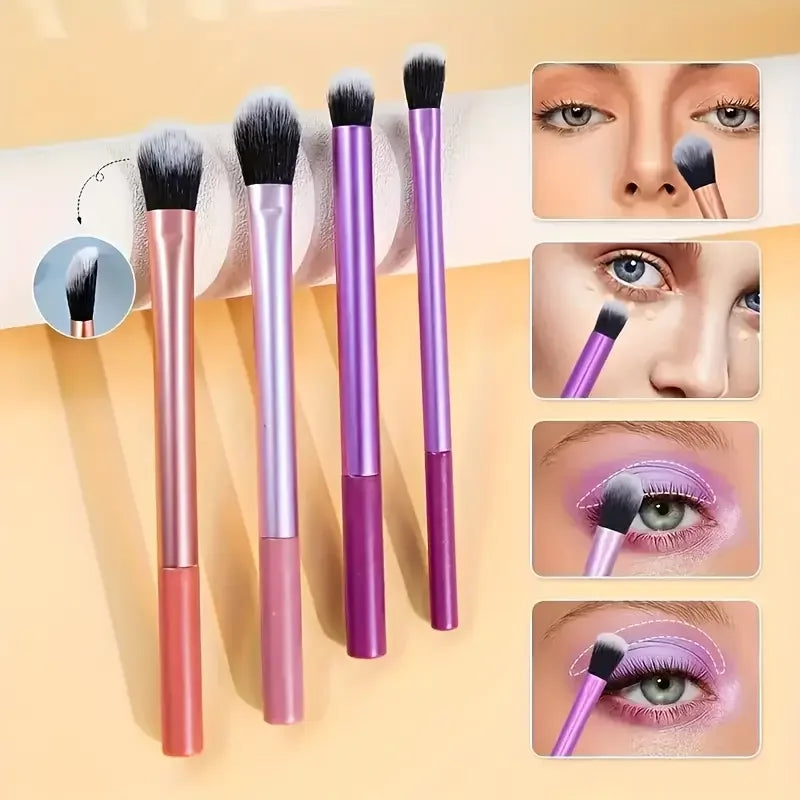 👉 Premium Make-up Pinsel-Set (8-teilig) – Roségold