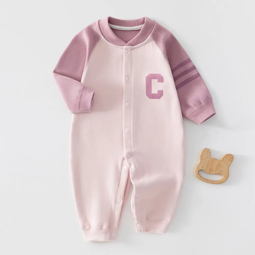 Baby Boy Cotton Skin Friendly Clothing Newborn Baby Spring Autumn Warm Jumpsuit  0 To 24 Month Infant  Soft and Cute BodySuit