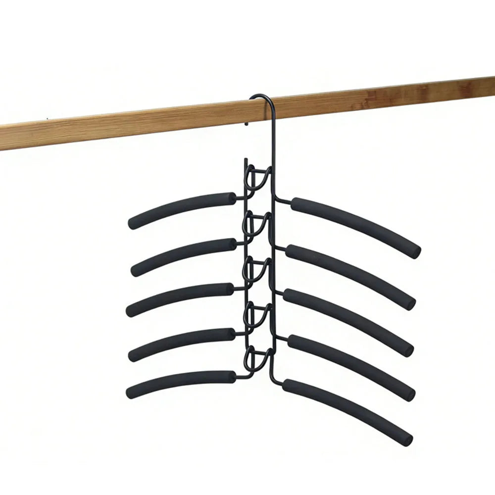 Multi-layer Foldable Magic Clothes Hanger Multifunctional Space Saving Wardrobe Organizer Clothes Pants Hanger Hook Home Storage