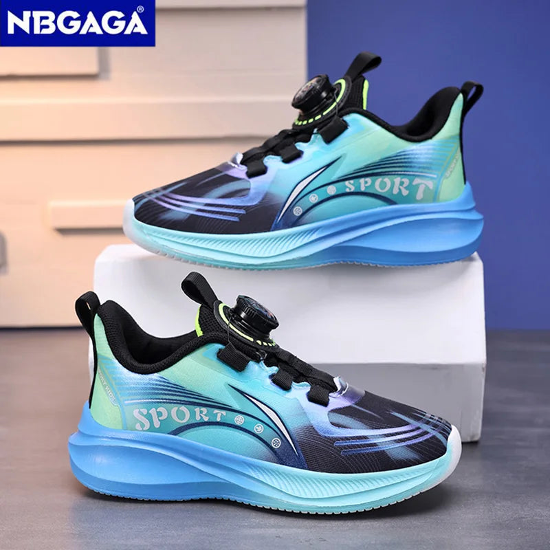Kids Sneakers Breathable Student Boys Basketball Sports Shoes for Children Outdoor Training Trendy Tennis Size 28-39