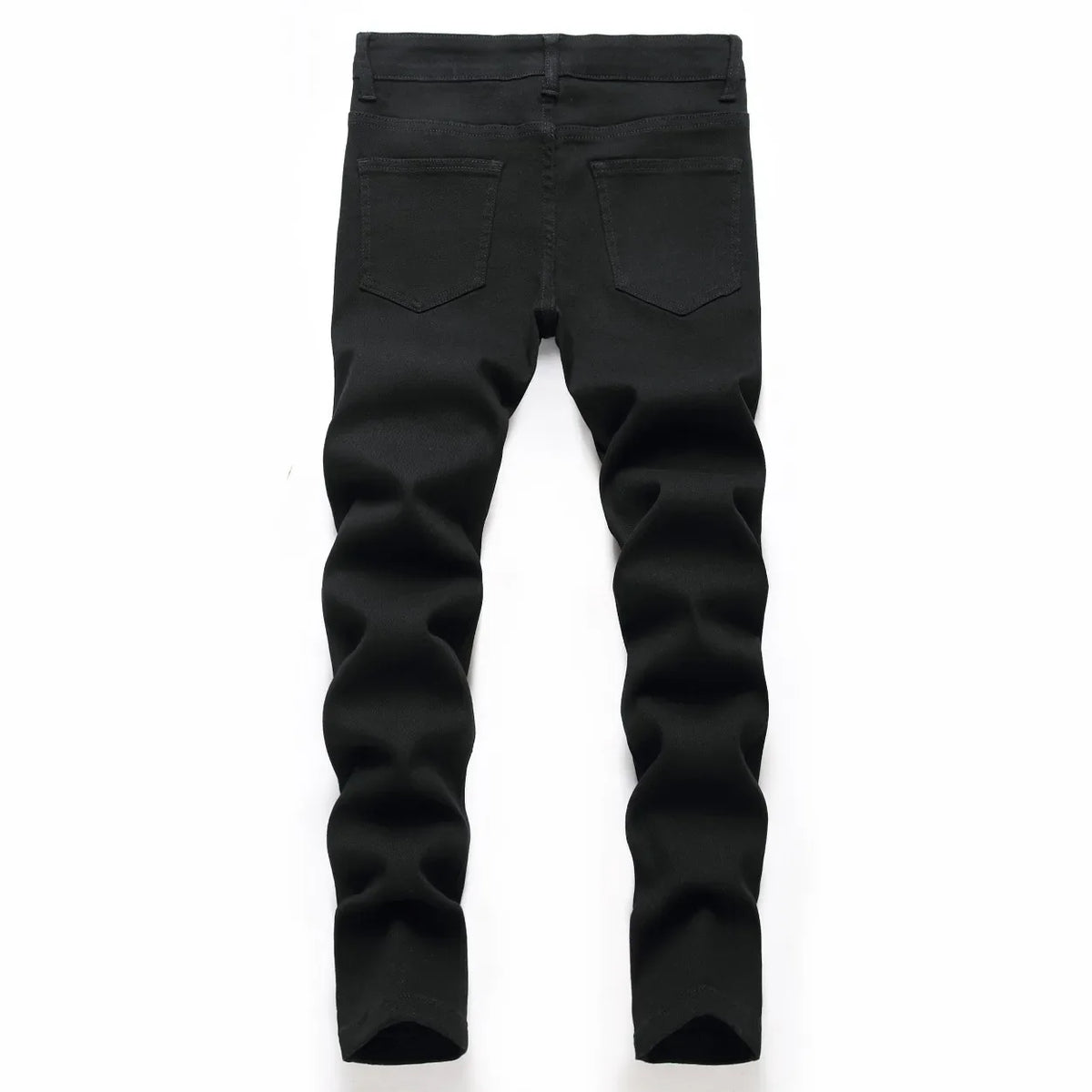 Jeans Boy denim pants Children Straight Pants Washed Distressed Mid Waist Pockets Ankle Length Trousers Big Kids Streetwear 2025