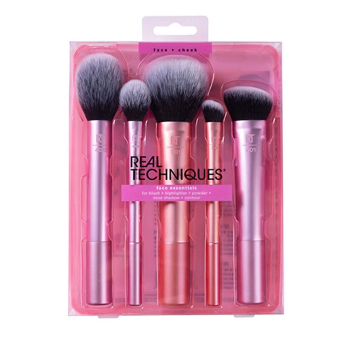 Elegantes Kosmetikpinsel-Set mit Aufbewahrung