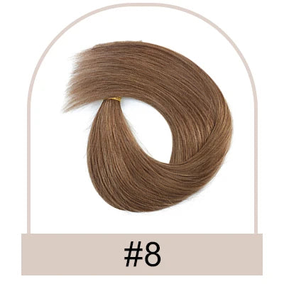 Addbeauty Human Fusion Hair Extensions U Tip Keratin Capsule 100% Remy Human Hair Nail Tip Machine Made Hair Extension Natural