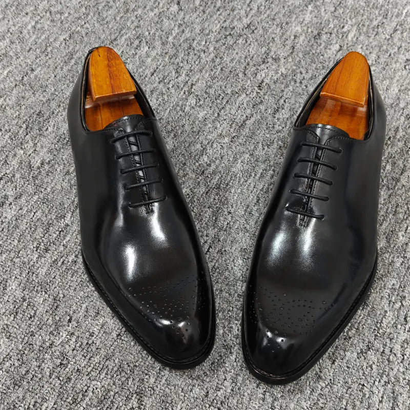 Luxury Handmade Wedding Shoes Handcrafted Men's Dress Business Shoe Premium Quality Customization Italian Style Leather Men Shoe