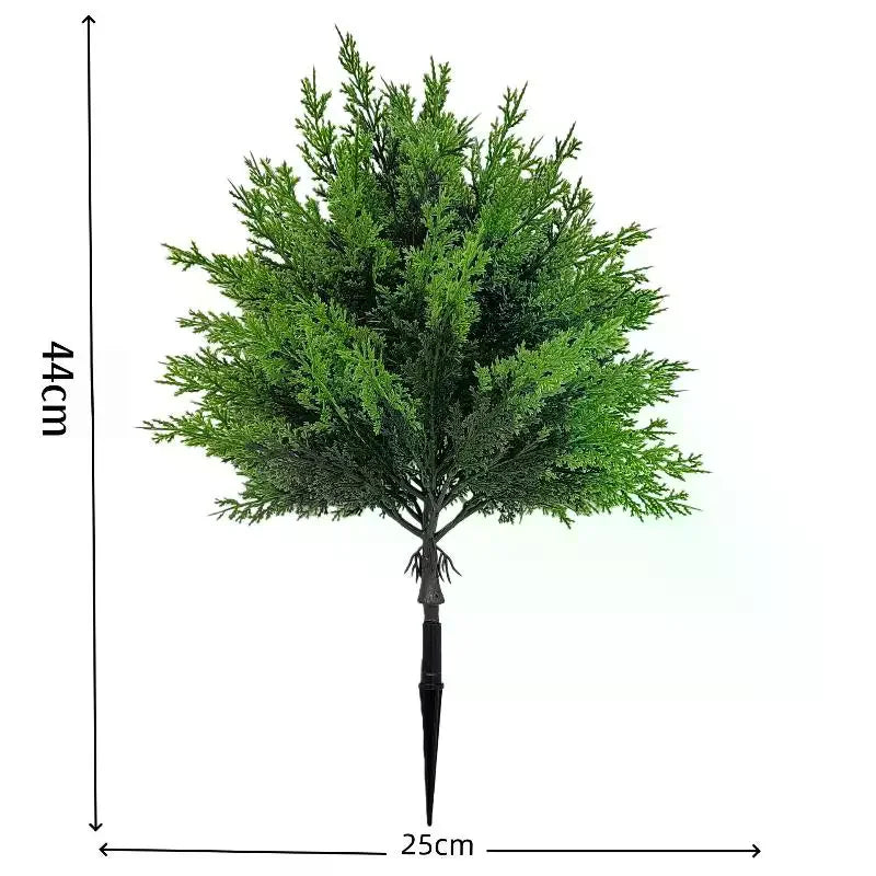 Naturgetreuer Zeder-Topiary Dekobaum – Winterfester Eyecatcher