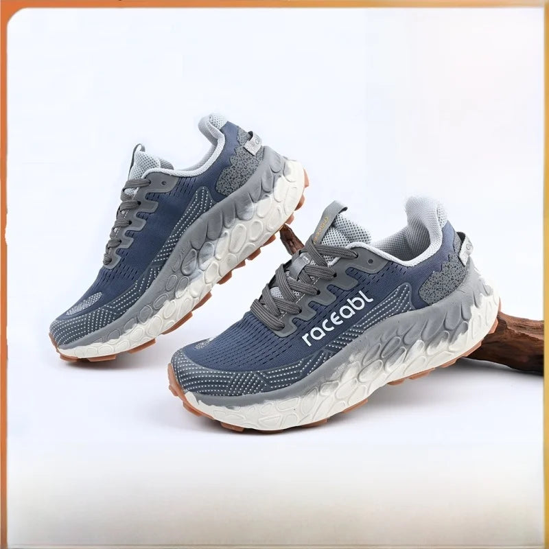 Training Running Shoes Men's Marathon Trail Running Shoes Sport Shoes High Wide Lasting Casual Low Cut Breathable Mesh