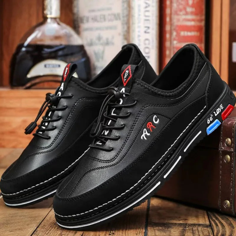 Men's Business Dress Shoes, Lightweight, Wear Resistant, Breathable. Ideal for Office, Commuting & Daily Formal Outfits