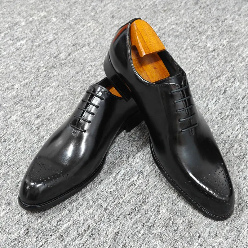 Luxury Handmade Wedding Shoes Handcrafted Men's Dress Business Shoe Premium Quality Customization Italian Style Leather Men Shoe