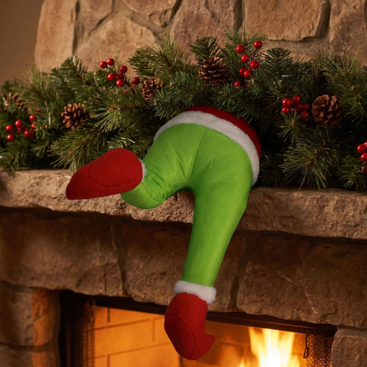 Plüsch-Weihnachtsdekoration für Türen und Weihnachtsbaum