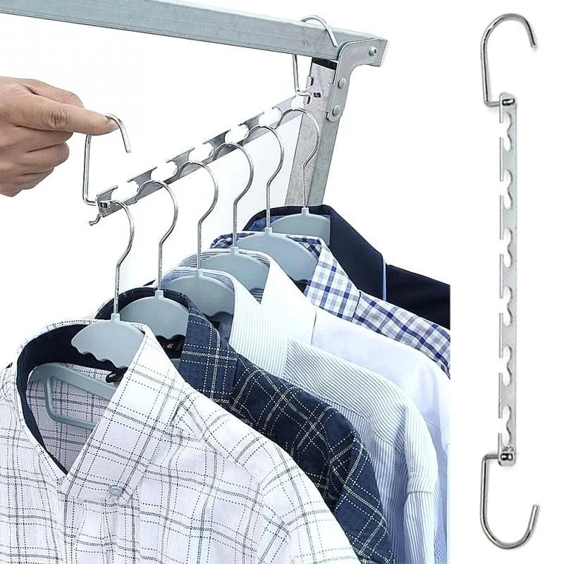 Multifunktionale Metall-Raumsparbügel (37cm) – Ultra-Stabil