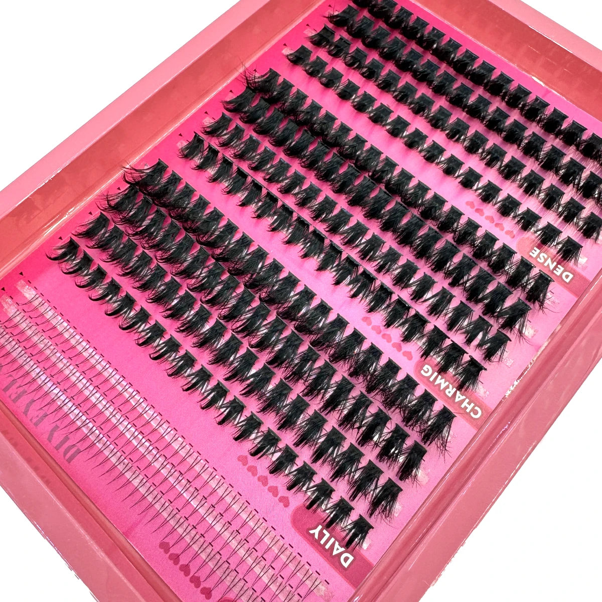Manga Lashes 80D/100D Eyelash Clusters With Bottom & Spikes Volume DIY Clusters Wisy Anime Eyelash Individual Lash Extensions
