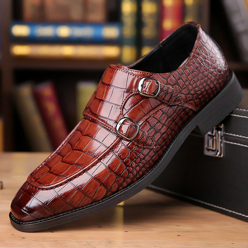 Dress Shoes Men Oxfords Fashion Business Office Men's Shoes Classic Luxury Leather Male Suits Shoes Italian Wedding Shoe