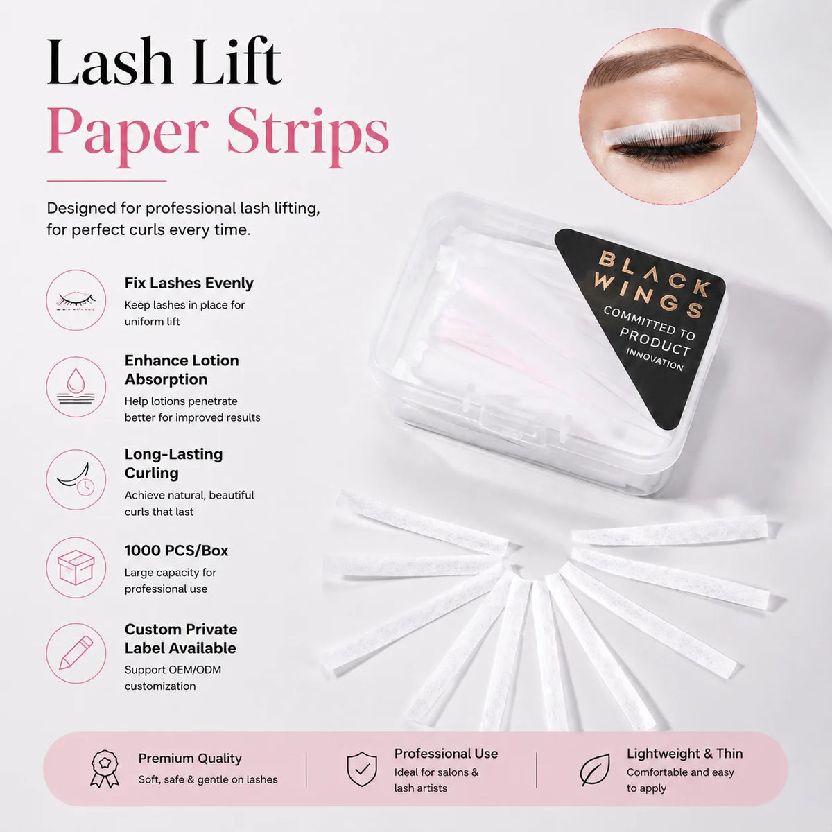Eyelash Perm Paper Eyelash Curler Makeup LashLifting Tools Lashes Rods