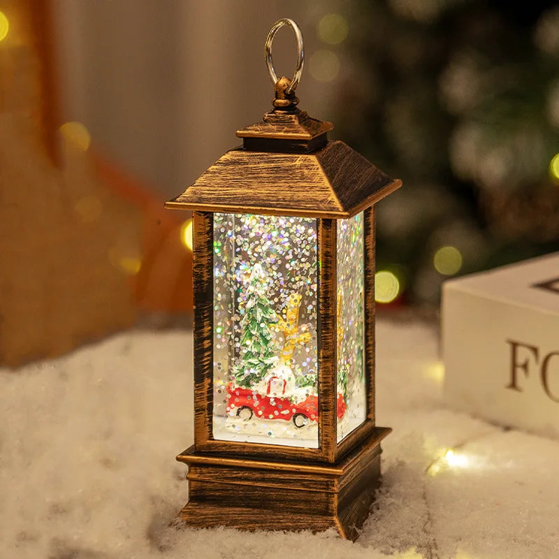 Weihnachts-Tischdekoration – Elegante LED-Mini-Laternen für den Schreibtisch