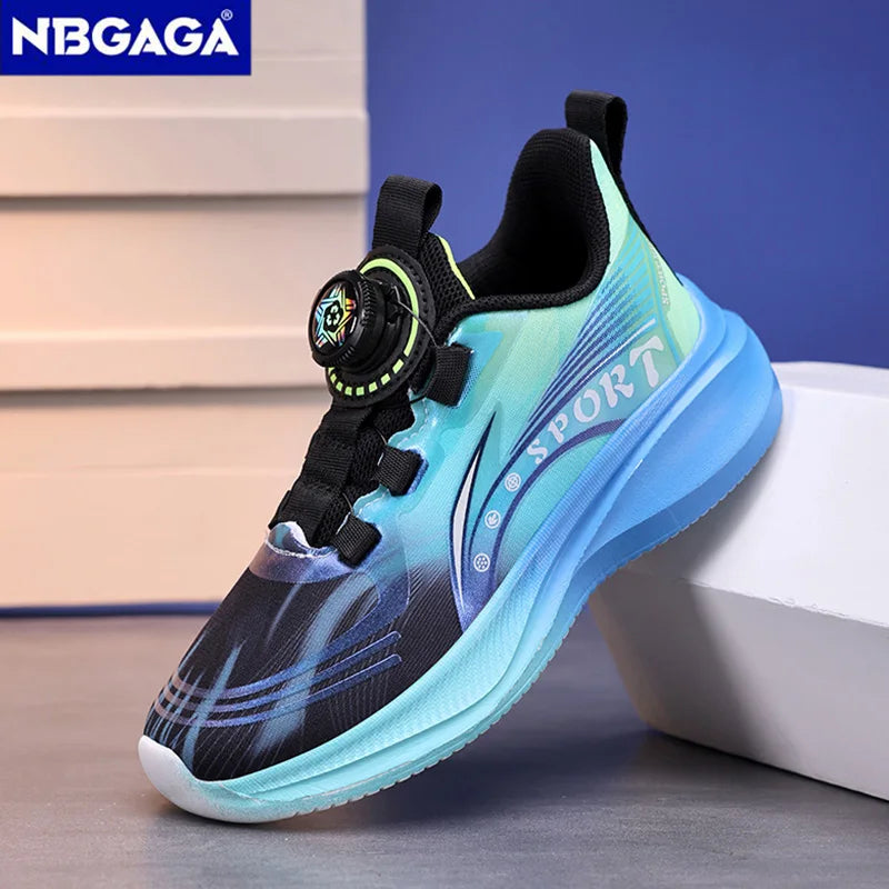 Kids Sneakers Breathable Student Boys Basketball Sports Shoes for Children Outdoor Training Trendy Tennis Size 28-39
